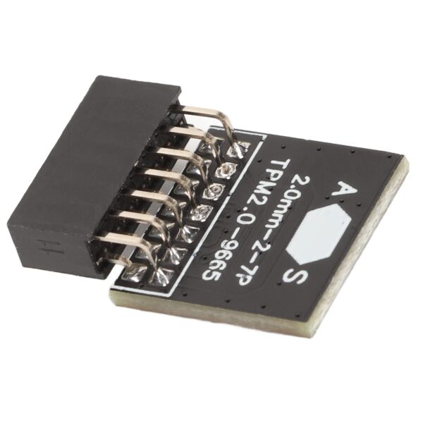 Focket TPM2.0 Encryption Security Module, TPM 2.0 Module 2x7P 14 Pin 2mm Space Stable Performance TPM 2.0 Module for Win System PC Higher Than DDR3 Memory Module Encryption - Image 5