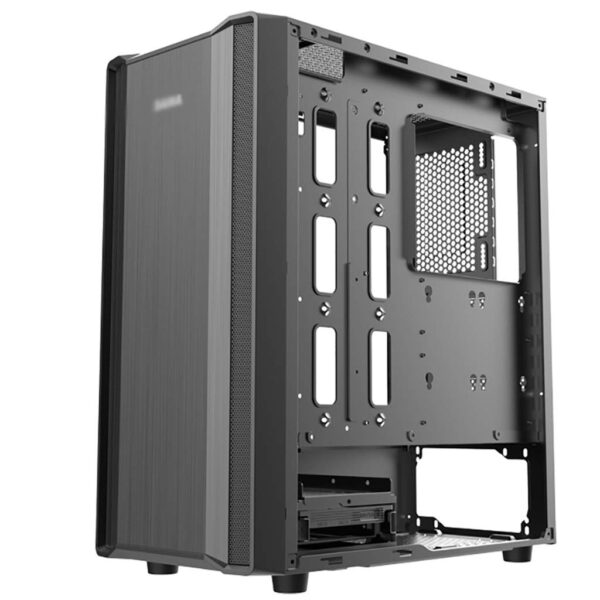 HDYD Gaming Case,Mid-Tower PC Gaming Case ATX/M-ATX/ITX - Front I/O USB 3.0 Port - Transparent Side Panels- 8 Fan Position - Water-Cooling Ready (Size : 6 Fan) - Image 3