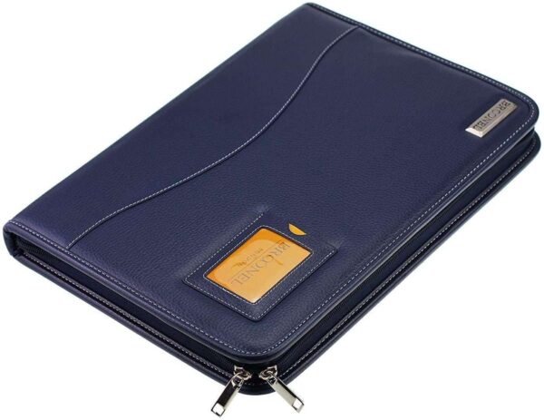 Broonel - Contour Series - Blue Heavy Duty Leather Protective Case - Compatible with HP Envy x360 15-fe0512na 15.6 2 in 1 Laptop - Image 4