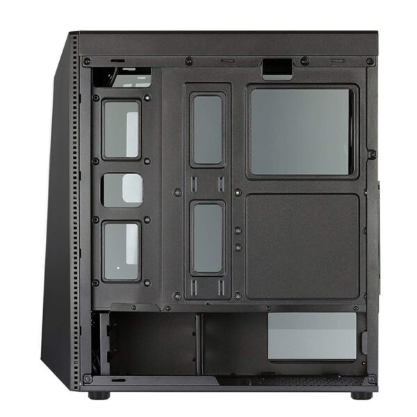 HDYD Gaming Case,Mid-Tower PC Gaming Case ATX/M-ATX/ITX - Front I/O USB 3.0 Port - Transparent Side Panels - 8Fan Position-Water Cooling Installation Ready - Image 3