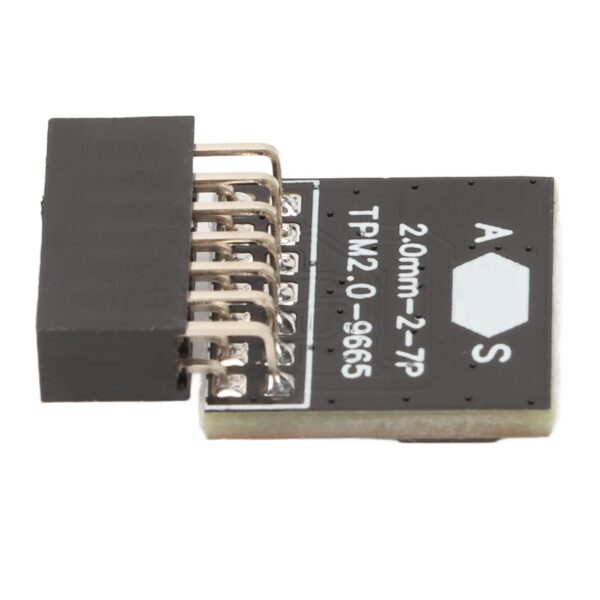 Focket TPM2.0 Encryption Security Module, TPM 2.0 Module 2x7P 14 Pin 2mm Space Stable Performance TPM 2.0 Module for Win System PC Higher Than DDR3 Memory Module Encryption - Image 6