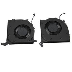DAUERHAFT Replacement Laptop Fan, Easy Installation Replacement Laptop Cooling Fan 4 Pin Power Connector for 15IMH05H for 15ARH05 (CPU and GPU Cooling Fan)