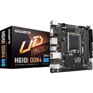 Gigabyte H610I DDR4 (H610/ Intel LGA 1700/ Mini-ITX/ DDR4/ Single M.2/ PCIe 4.0/ USB 3.2 Gen1/ Intel GbE LAN Chip/Motherboard) (Renewed)