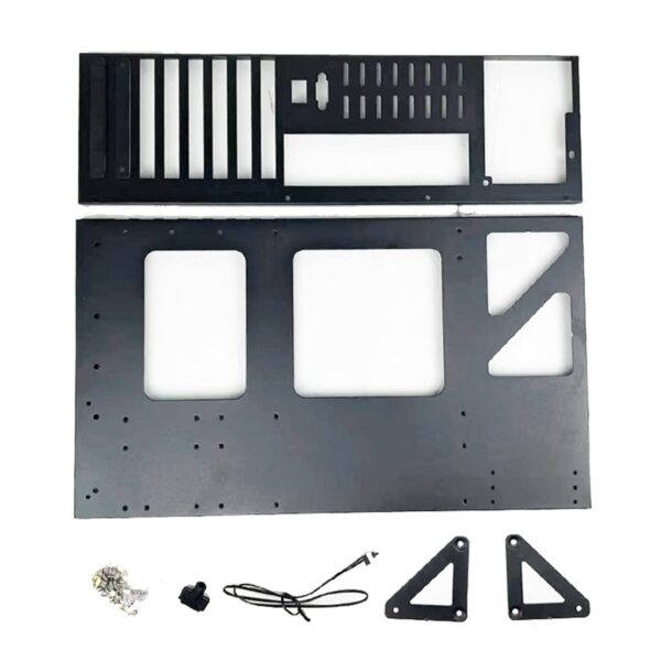Mining Rig Frame for GPU Aluminum Open Miner Mining Frame Rig Case Support GraphicsCard Insulation