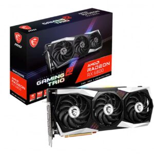 MSI Gaming Radeon RX 6800 16GB GDDR6 256-Bit HDMI/DP 2155 MHz RDNA 2 Architecture OC Graphics Card (RX 6800 Gaming Z Trio 16G) (Renewed)