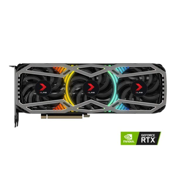 PNY GeForce RTX 3090 24GB XLR8 Gaming REVEL EPIC-X RGB Triple Fan Graphics Card (Renewed) - Image 2
