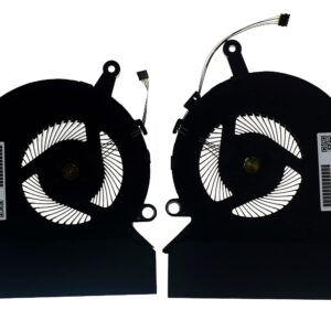 Rangale CPU+GPU Cooling Fan for HP Spectre 15-DF1033DX 15-DF0033DX 15-DF0043DX 15-DF0013DX Series Laptop L41482-001 L41483-001
