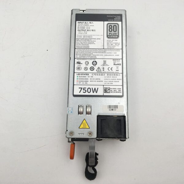 Generic for R620 520 720 820 920 T420 5NF18 Power Supply E750E-S0/S1 F750E-S0 D750E-S1 D750E-S3 750W (Renewed) - Image 2
