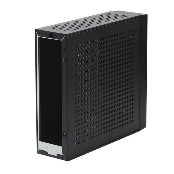 KTELI 2X M09 HTPC Host Mini ITX Computer Chassis DC Power Supply Industrial Control Chassis Home Desktop Computer Case, black, 750150105 - Image 5