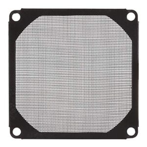 Computer Accessories 8cm Black Fan Dust Filter Computer Fan Aluminum Dustproof Cover
