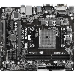 ASRock FM2A68M-HD+ FM2+ / FM2 AMD A68H (Bolton-D2H) 4 x SATA 6Gb/s USB 3.0 HDMI Micro ATX AMD Motherboard