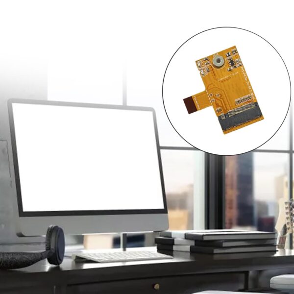 YIBAISI for RPi 5 PCIe to M.2 NVMe SSD Mini Expansion Board for RPi5 (Not Include Active Cooling Fan) - Image 7