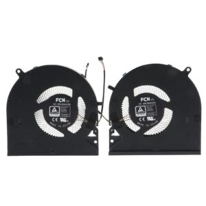 CPU & GPU Cooling Fan for Razer Blade 15 Advanced Mid 2021 RZ09-0409BE RZ09-0409CE FPG1 13417945 FPG2 13417950