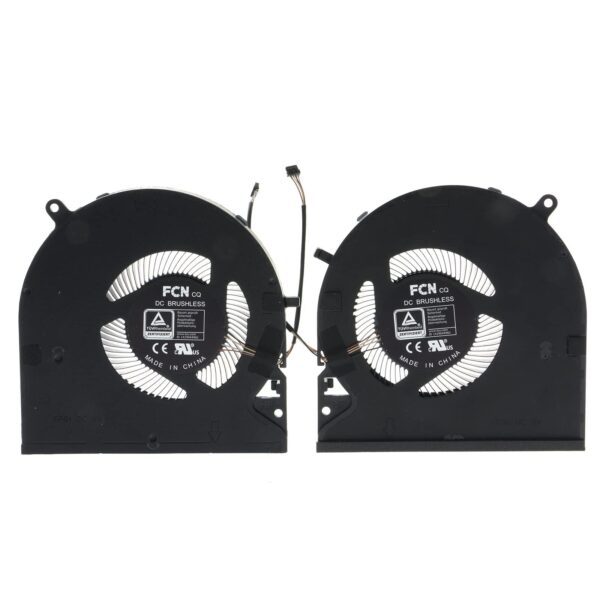 CPU & GPU Cooling Fan for Razer Blade 15 Advanced Mid 2021 RZ09-0409BE RZ09-0409CE FPG1 13417945 FPG2 13417950