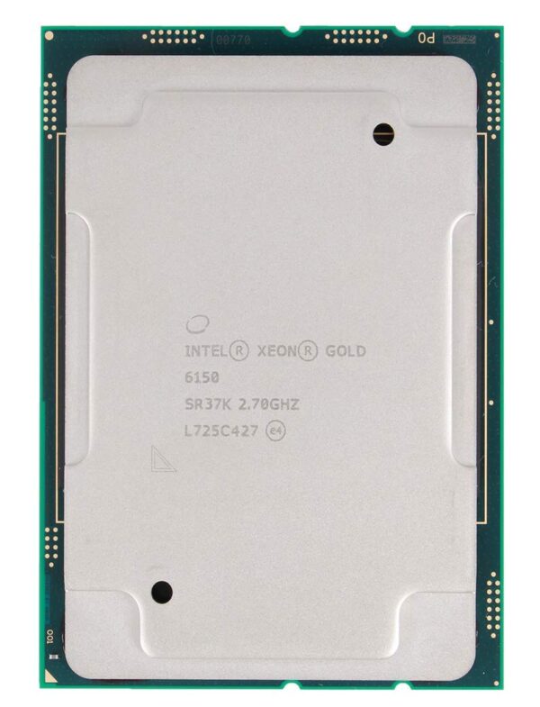 Intel XEON Gold 6150 2.70GHZ 18-CORE 24.75MB 165W SR37K (Renewed)
