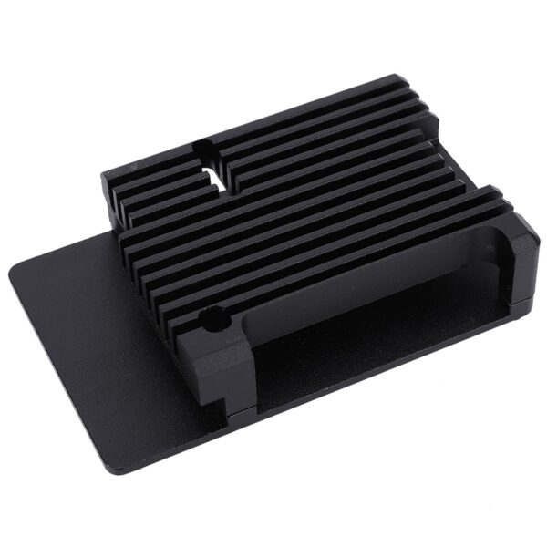 3 Model B Motherboard Case, Black Aluminum Alloy Housing with Passive Cooling for Stylish Computer Components - Image 5