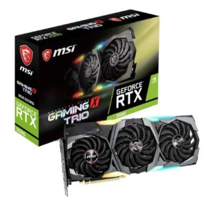 MSI Gaming GeForce RTX 2080 8GB GDRR6 256-bit VR Ready Graphics Card (RTX 2080 Gaming X Trio) (Renewed)