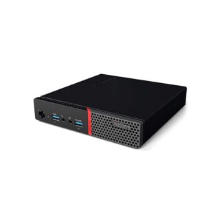 Lenovo M600 Tiny Dual Displays (Intel Celeron N3010 up to 2.24GHz, 8GB RAM, 128GB M.2 SSD, WiFi, Bluetooth, HDMI Adapter, USB 3.0, Dual DisplayPort, Windows 10 pro) (Renewed)