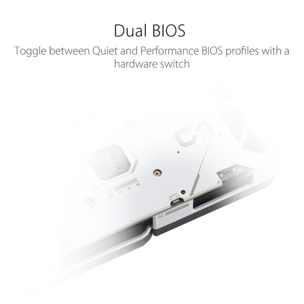 ASUS Geforce RTX 4070 Super OC 12GB White Graphic Card DUAL-RTX4070S-O12G-WHITE - Image 4