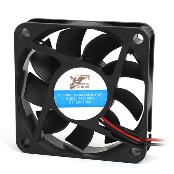 Qtqgoitem DC 12V 0.16A Computer Case Heatsink Cooler CPU Cooling Fan 6x6x1.5cm (Model: a94 fb2 6b0 568 bf1)