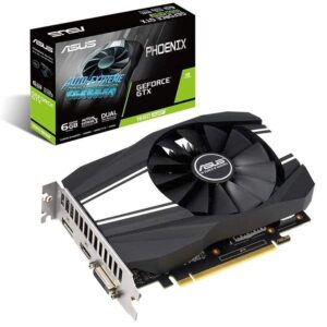 Asus GeForce GTX 1660 Super Overclocked 6GB Phoenix Fan Edition HDMI DP DVI Graphics Card (PH-GTX1660S-O6G) (Renewed)