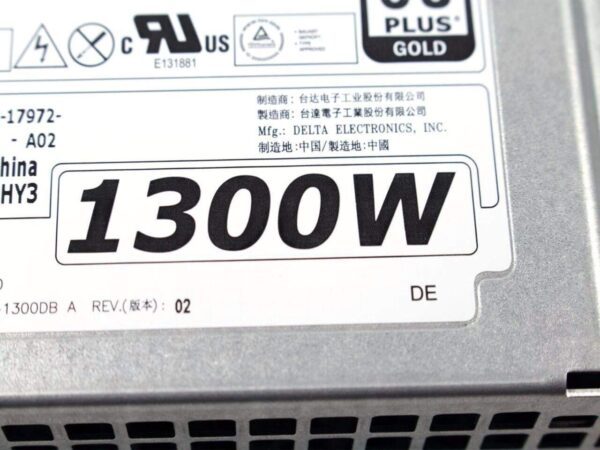 Dell Precision T7600 T7610 1300W 2 Fan 100-240V Power Supply Unit PSU D1300EF-00 0H3HY3 CN-0H3HY3 6MKJ9 MF4N5 (Renewed) - Image 6