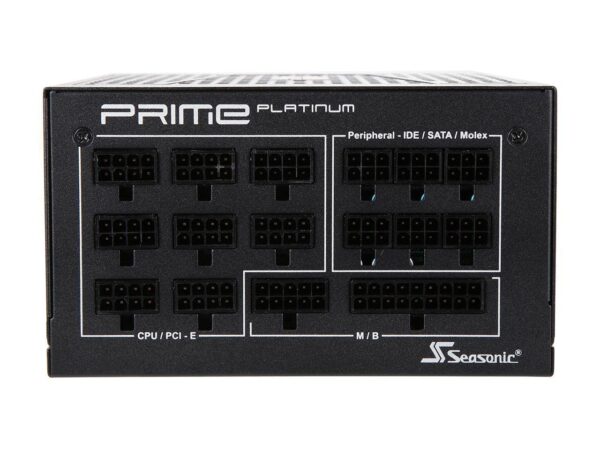Seasonic PRIME 1300 Platinum SSR-1300PD 1300W 80+ Platinum ATX12V & EPS12V Full Modular 135mm FDB Fan Power On Self Tester Power Supply (Renewed) - Image 6