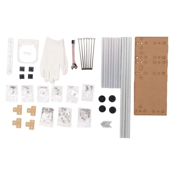CFTGIW ATX C Uter Open Case Bracket DIY C Uter Motherboard Case Rack Support 4 PCI Slot PC Open Test Bench Alumin (Silver), CFTGIWinoes9rbgh-12 - Image 5