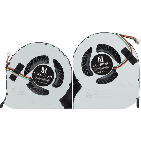 YAEHUYING CPU+GPU Cooling Fan Replacement for DELL Precision M7510 M7520 7510 7520 Series 044PG6 0XNTR8 EG75150S1-C010-S9A EG75150S1-C020-S9A NS75C03-15A05 NS75C04-15A06 DC 5V 0.5A