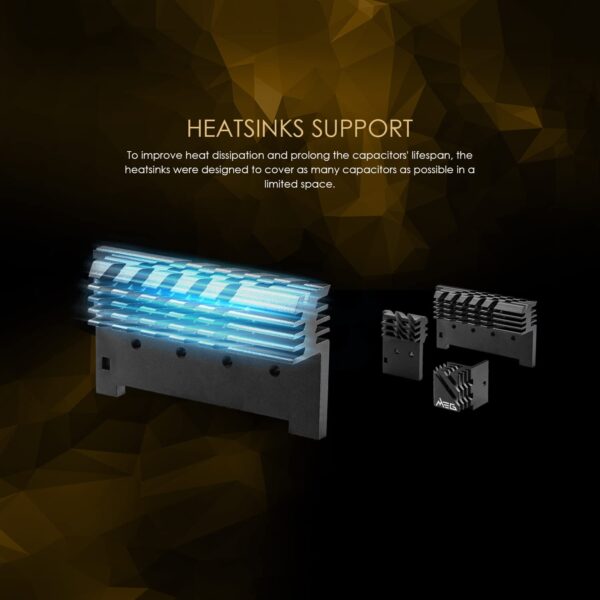 MSI MEG Ai1000P PCIE 5 & ATX 3.0 Gaming Power Supply | Full Modular | 80 Plus Platinum Certified 1000W | 100% Japanese 105°C Capacitors | Compact Size | ATX PSU (Renewed) - Image 8