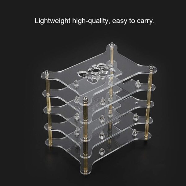 Transparent 4 Layer Acrylic, Acrylic Case 4 Layers Transparent Acrylic Case Shelf Stack Raspberry Pi 3,2 B B Raspberry Pi Case - Image 6