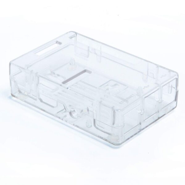 REES52 Raspberry Pi 3 Case, Raspberry Pi 3 Model B Case PC Protective Case with 2X Heatsinks for Raspberry Pi 3 Model B, Pi 2 Model B & Pi Model B+ (Clear) - Image 2