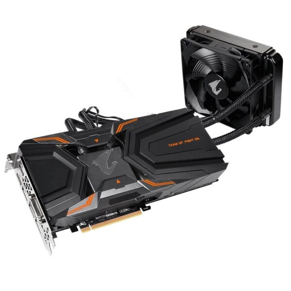 Gigabyte GV-N108TAORUSX W-11GD AORUS Xtreme GeForce GTX 1080 Ti Waterforce 11GD Graphic Cards (Certified Refurbished) - Image 2