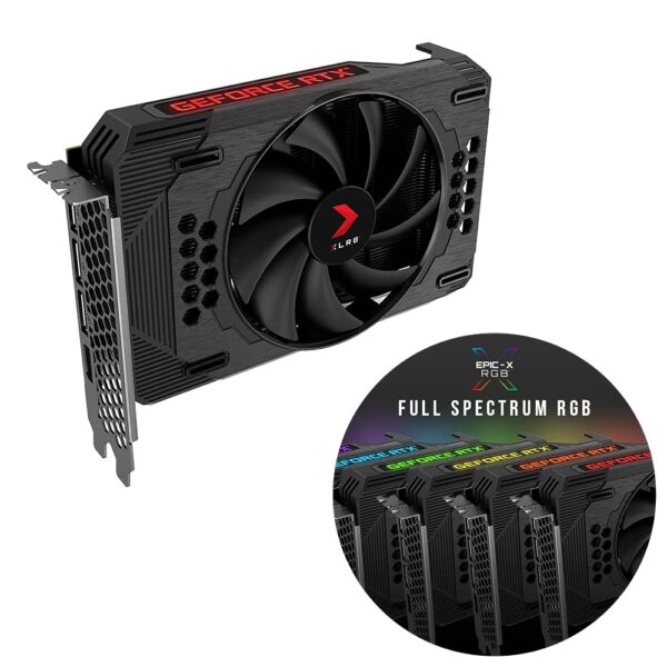 PNY GeForce RTX 3060 12GB XLR8 Gaming Revel Epic-X RGB Single Fan Graphics Card (Renewed) - Image 3