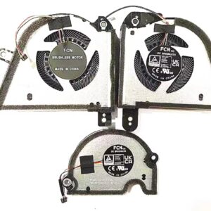 CSEZWASM New CPU+ GPU and Small Fan for ASUS ROG Zephyrus M16 2023 GU604 GU604VY DFSCL42P16593C DFS5F22B049545 DFSCL42P06593C DC12V 0.6A Fan