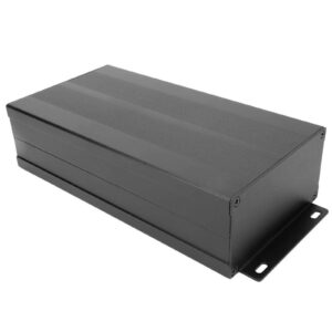 Efficient Aluminum Cooling Housing Electronic Enclosure DIY Board Compact and Easy to Use (105x55x200mm) Electronic Components Safeguarding