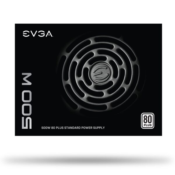 EVGA 500 W1, 80+ WHITE 500W, 3 Year Warranty, Power Supply 100-W1-0500-KR, Black (Renewed) - Image 8