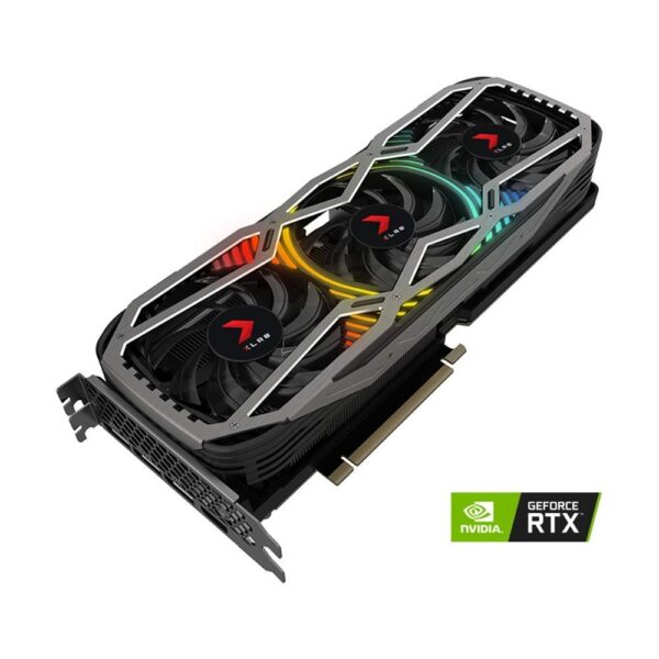 PNY GeForce RTX 3090 24GB XLR8 Gaming REVEL EPIC-X RGB Triple Fan Graphics Card (Renewed) - Image 3