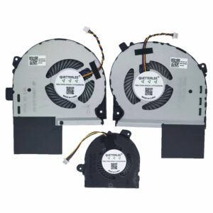 QUETTERLEE Replacement New Laptop CPU+GPU+Small Cooling Fan for ASUS ROG Strix GL703GS GL703GM GL703 S7B GL703GS-DS74 GL703GM-DS74 GL703GM-NS73 Series FK0A + FK08 + FK09 DC12V Fan