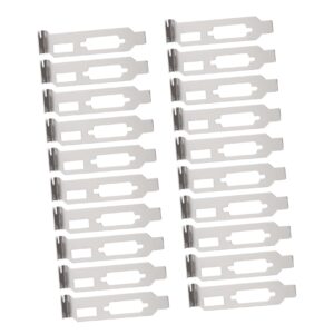 FELTECHELECTR Computer Case Blank Pci Slot Cover Hard Vga Pci l Blank Bracket Chassis Bits Block Full Steel Construction for Use