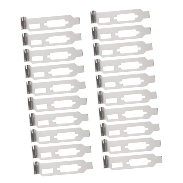 FELTECHELECTR Computer Case Blank Pci Slot Cover Hard Vga Pci l Blank Bracket Chassis Bits Block Full Steel Construction for Use