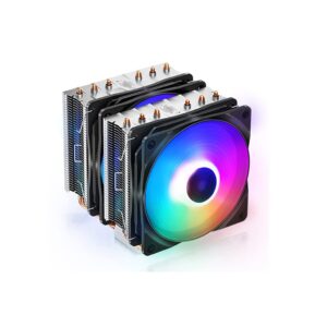 WYH PC Cooler CPU Cooler Multi-Compatible CPU Fan CPU Air Cooler w 6 Heat Pipes 120mm Quiet PWM Fan Redesigned Universal Socket Quiet Fan (Color : Standard Version)