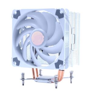 FZZDP 120mm CPU Cooler Fan PWM 4PIN ARGB RGB AM2 AM3 AM4 Quiet CPU Radiator Cooler Bracket (Size : LGA 2011 X79 X99, Color : RGB)