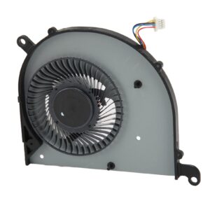 Pssopp Laptop Cooling Fan, Durable Easy Installation Aluminum Alloy ABS DC 5V 0.5A Input Notebook Computer Cooler Fan for PS63 Modern 8RC 8SC MS‑16S1 (CPU Cooling Fan)