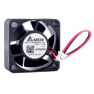 EODDSGHT ASB02505HA-A 2.5cm 25mm Cooling Fan 25x25x10mm DC5V 0.14A 9000rpm Micro Cooling Fan for Raspberry Pie Network Box, Fixed Color, Black