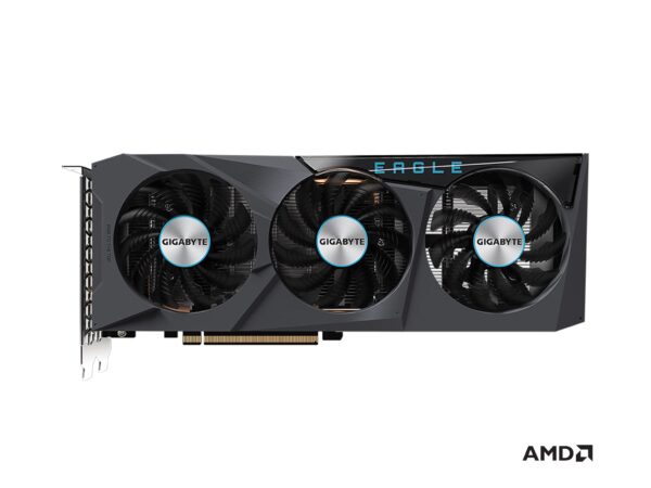 GIGABYTE Radeon RX 6600 Eagle 8G Graphics Card, WINDFORCE 3X Cooling System, 8GB 128-bit GDDR6, GV-R66EAGLE-8GD Video Card (Renewed) - Image 4