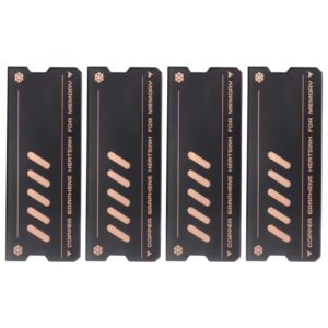 YS0911 Copper Heatsink Laptop Memory Card Radiator Heat Sink Cooling Thermal Pad Hard Disk HDD Radiators Heatsink Radiator for Laptop Notebook Memory Card Heatsink Pad M.2 NVME SSD