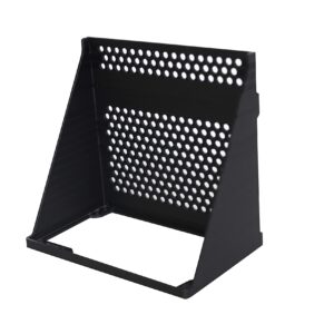 splash n color SplashNColor NR200 NR200P ATX PSU Front Mounting Bracket Compatible with Cooler Master NR200 NR200P Mini-ITX Pc Cases, Black (Low Mount)