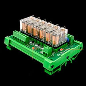 PLC amplifier TNKG2R-1E-1624P 1 SPDT DIN Rail Mount 12V 24V 6 Channel 1 SPDT 16A Pluggable Relay G2R-1-E (24V-NPN)