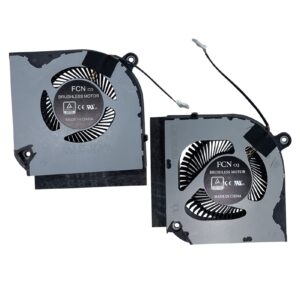 GPU CPU Fan for Acer: Laptop Cooling Fan for AN515-55 Predator PH315-53-72XD PH317-54-70Z5 AN515-56 AN515-57 AN515-45 Series (GPU Fan + CPU Fan)